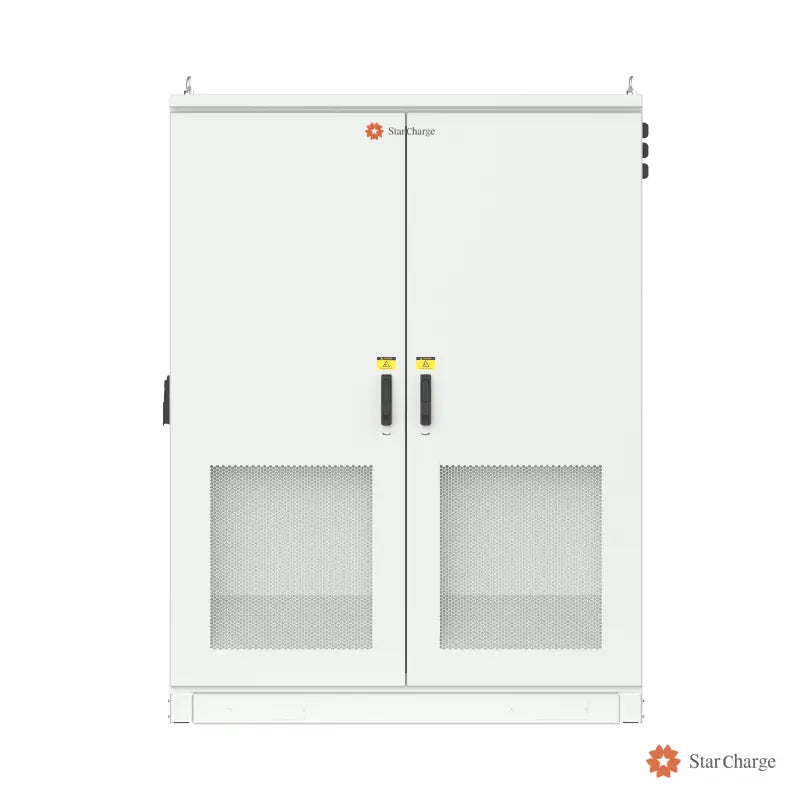 Nova rectifier cabinet for split DC charging systems, front view