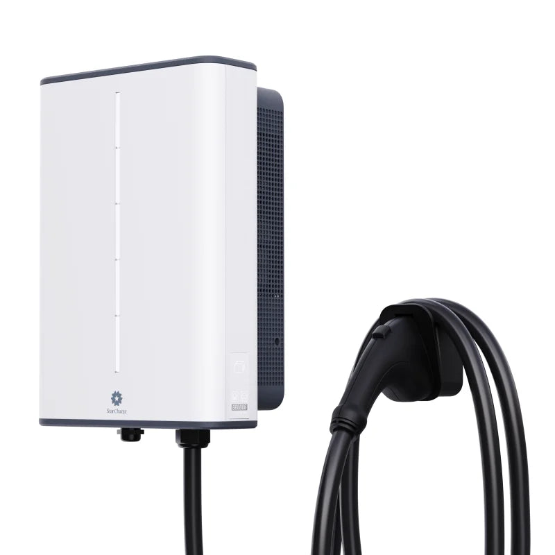 Starcharge OEM ODM CE CB Halo V2G V2H 7.4kW 11kW 19.2kW Bidirectional EV AC CCS2 NACS Charger For Home Charging