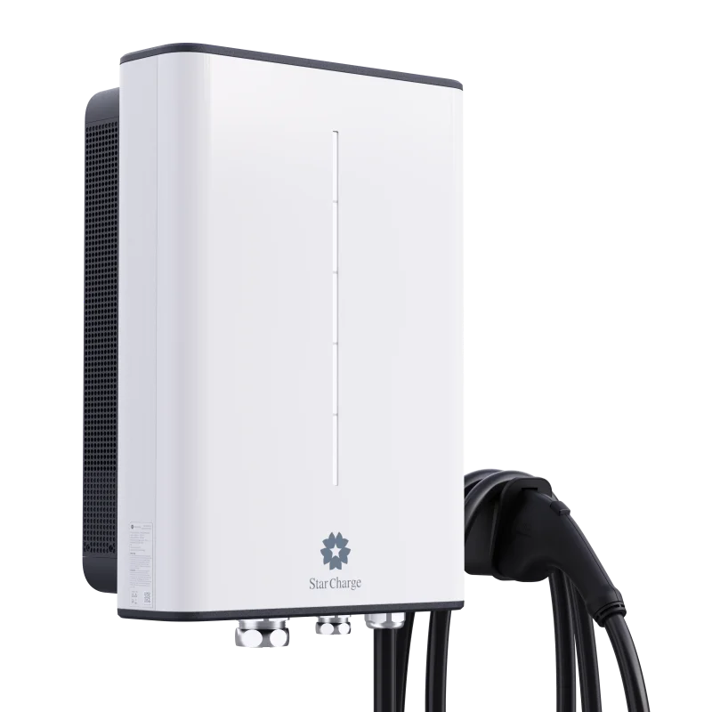 Starcharge OEM ODM CE CB Halo V2G V2H 7.4kW 11kW 19.2kW Bidirectional EV AC CCS2 NACS Charger For Home Charging