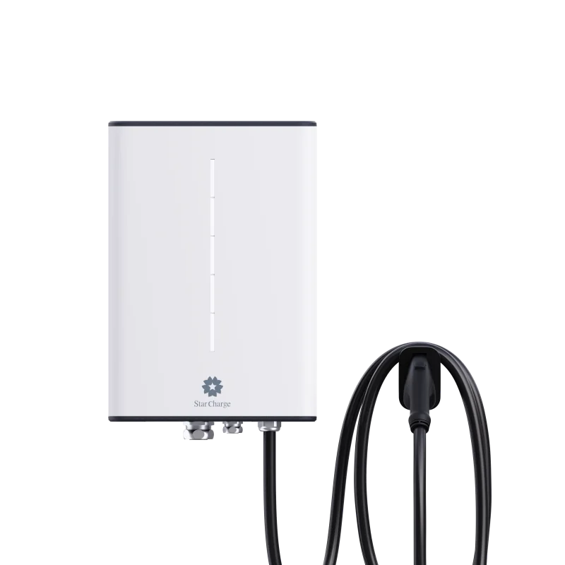 Starcharge OEM ODM CE CB Halo V2G V2H 7.4kW 11kW 19.2kW Bidirectional EV AC CCS2 NACS Charger For Home Charging
