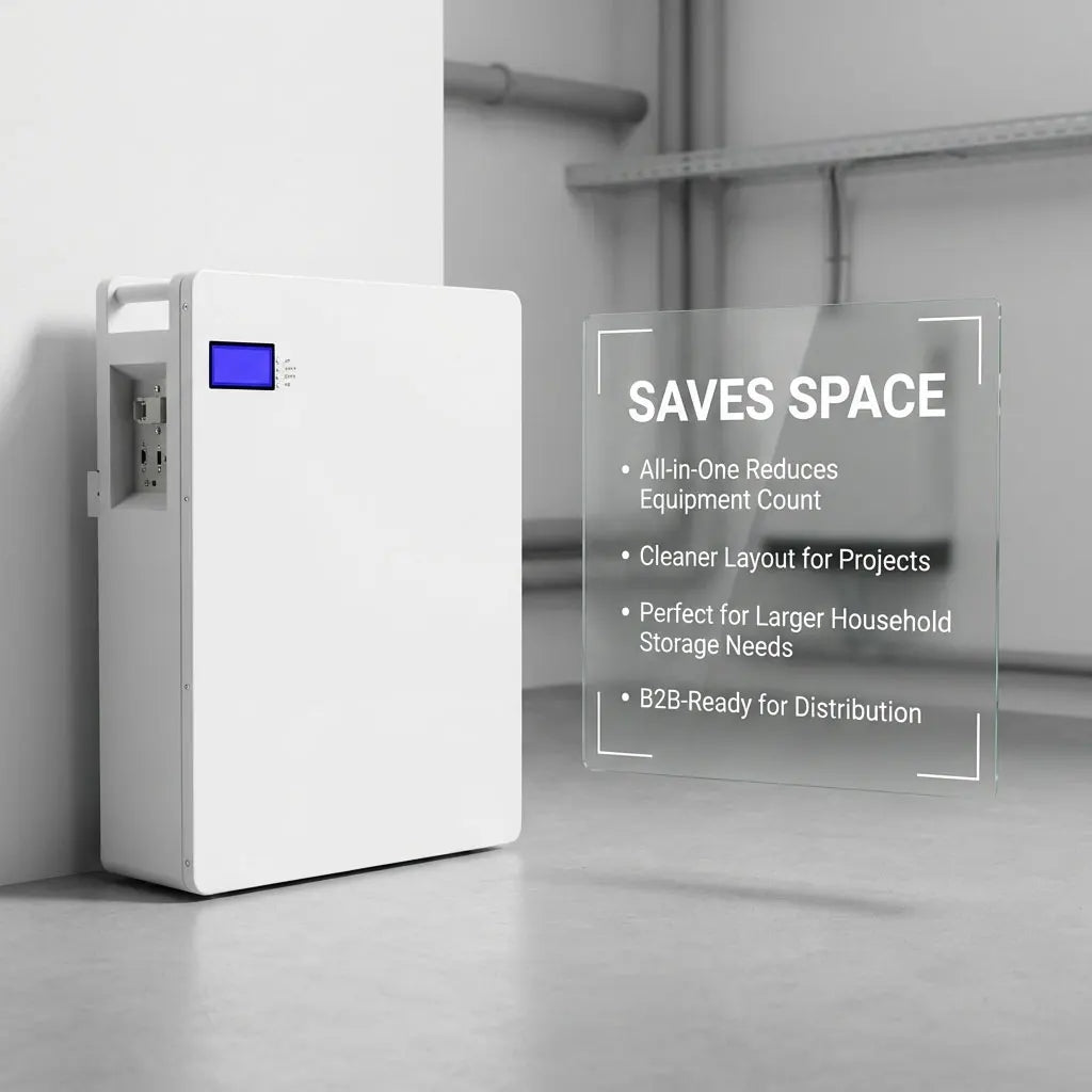 3Kwh 5Kwh 6Kwh Lifepo4 Battery All In One Inverter And Lithium Battery Mppt Solar Energy Storage Suitable For Home Farm