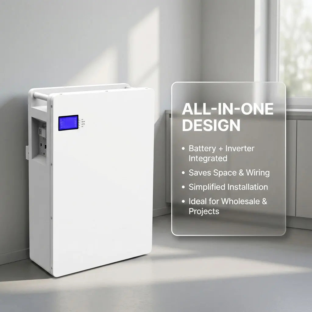 3Kwh 5Kwh 6Kwh Lifepo4 Battery All In One Inverter And Lithium Battery Mppt Solar Energy Storage Suitable For Home Farm