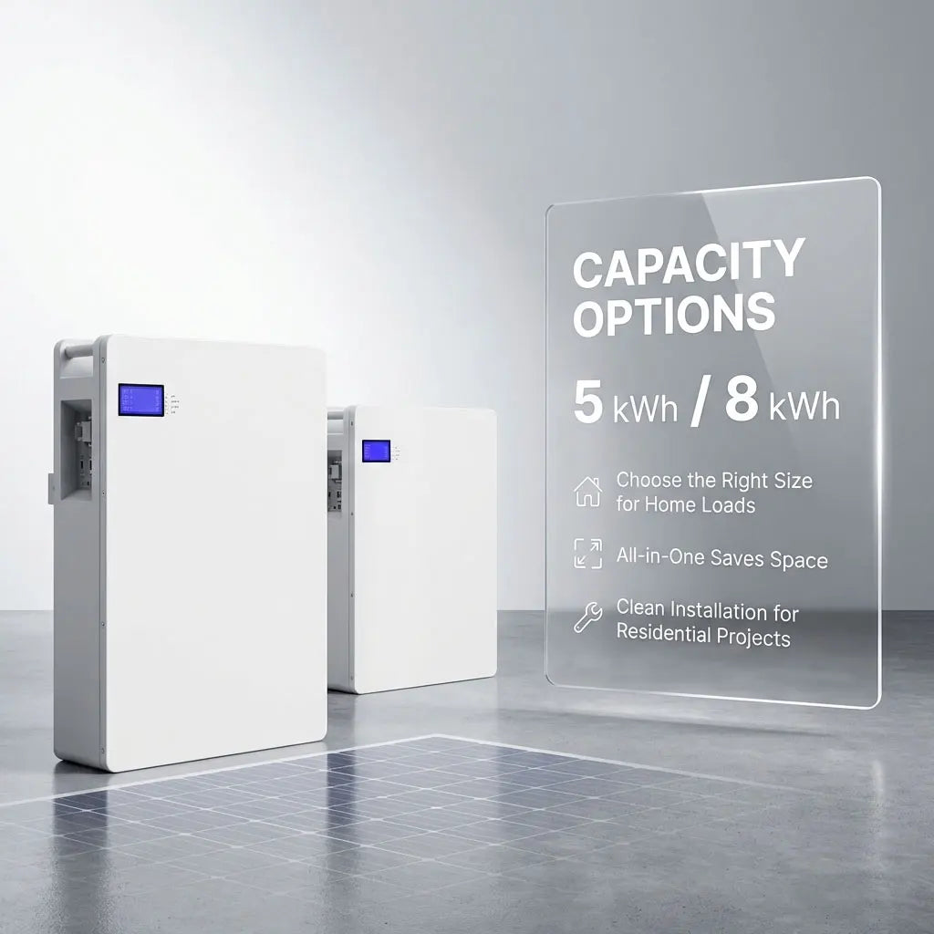 3Kwh 5Kwh 6Kwh Lifepo4 Battery All In One Inverter And Lithium Battery Mppt Solar Energy Storage Suitable For Home Farm