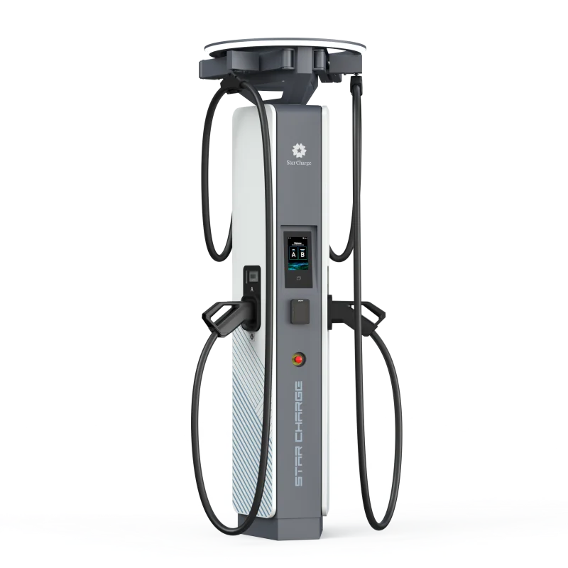 Starcharge Aries V2 EU ODM 600A 2 Public EV Charger Floor-Mounted Split DC Charging Station Manufacturers