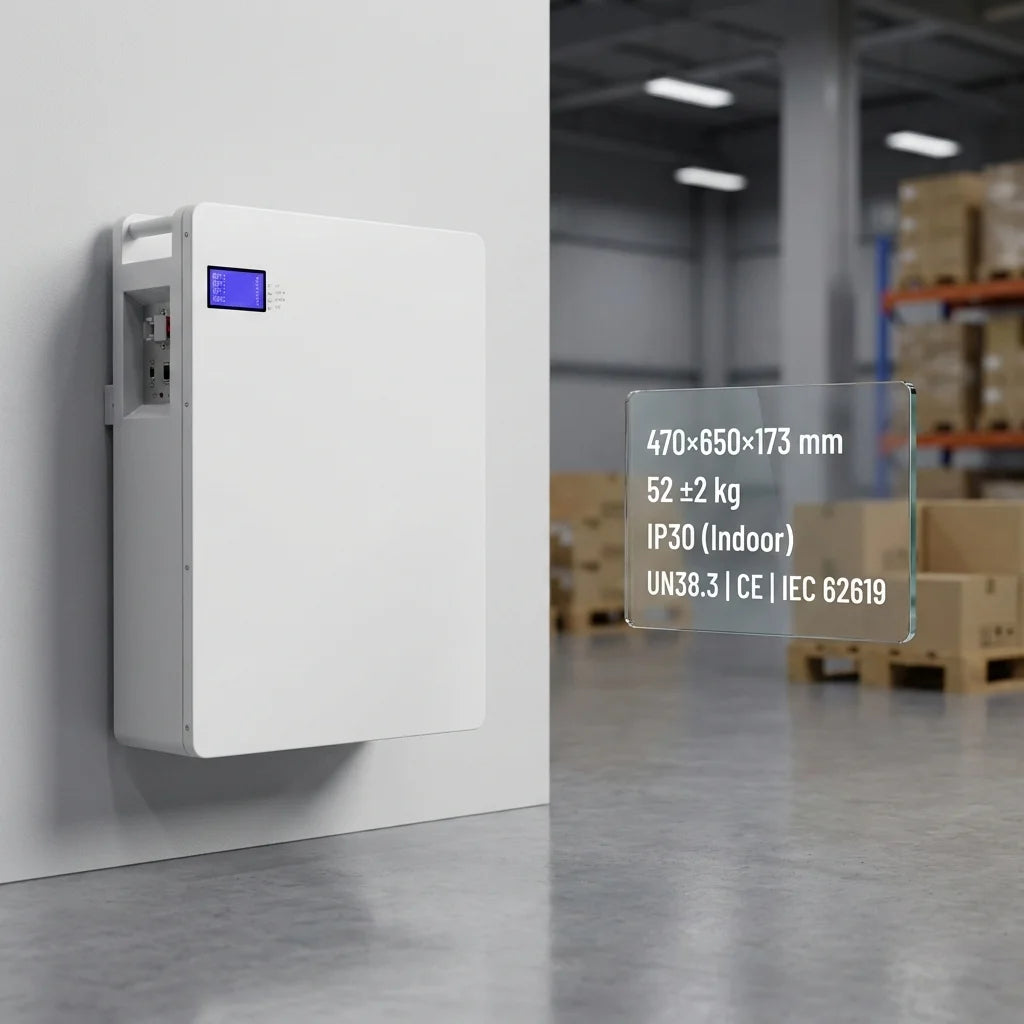 Wholesale 5.12kWh 48V 100Ah LFP Battery Pack Grade A Cells 10 Years Warranty Solar Storage Battery for Residential Commercial