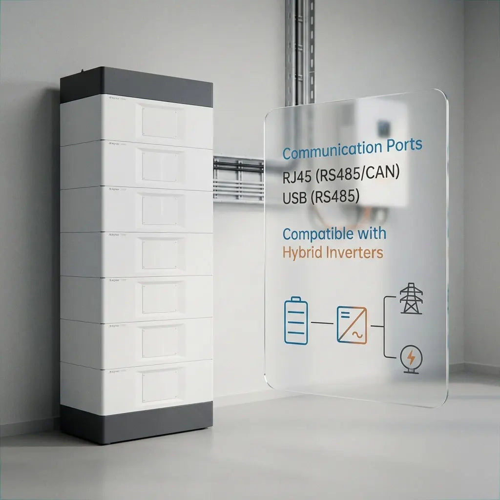 High Voltage Stackable LiFePO4 Home Energy Storage Battery 64-112kWh 172.8-408.8V CAN RS485 Customizable OEM ODM