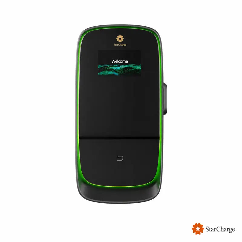 StarCharge Arc Smart commercial AC charger socket configuration front view
