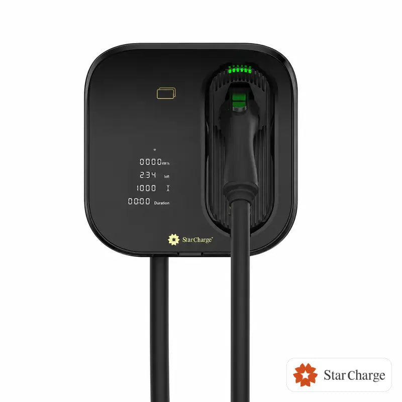 StarCharge Artemis commercial AC charger with LED display