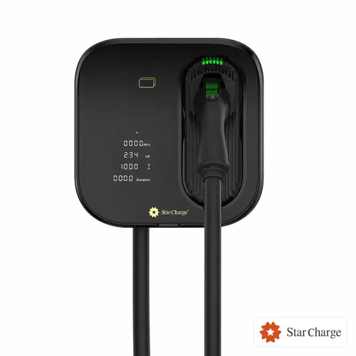 StarCharge Artemis commercial AC charger with LED display