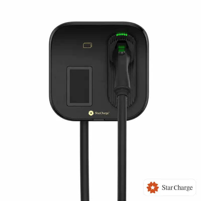 StarCharge Artemis commercial AC charger with screen panel