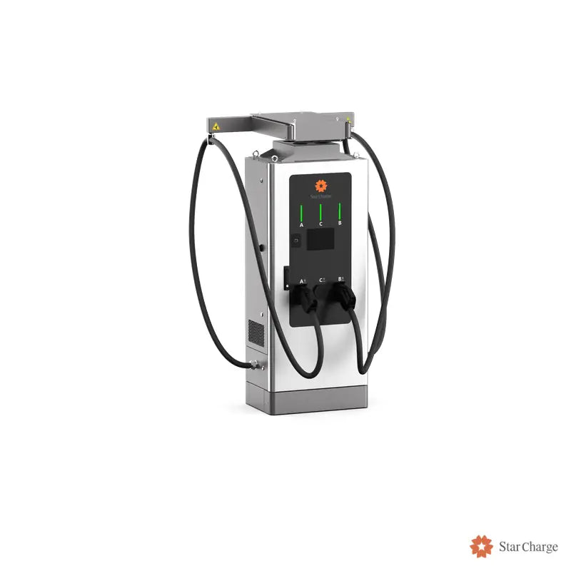 Jupiter DC fast charger with cable management system