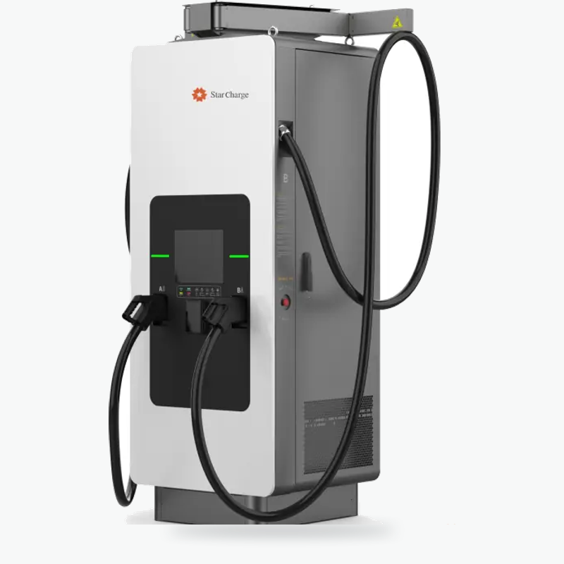 Titan high-power DC fast charger with cable management