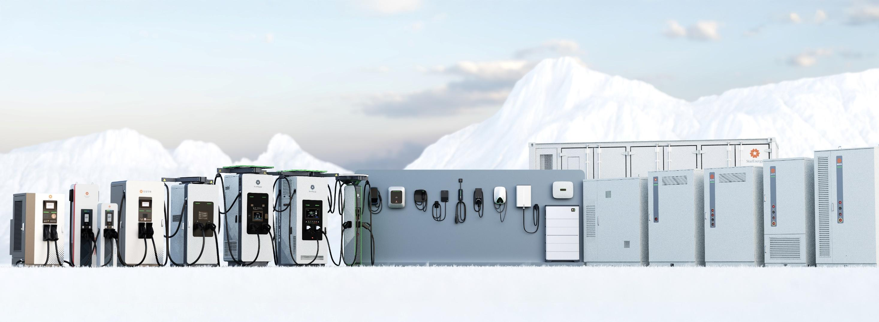 EV charging and energy storage product portfolio